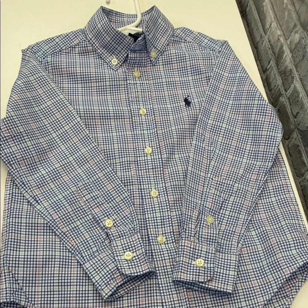 Ralph Lauren Boy's Plaid Button-Down‎ Shirt
